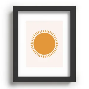Summer Desert Sun Recessed Framing Rectangle