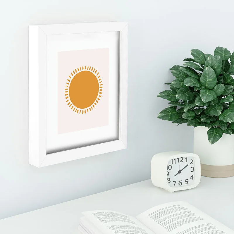 Summer Desert Sun Recessed Framing Rectangle