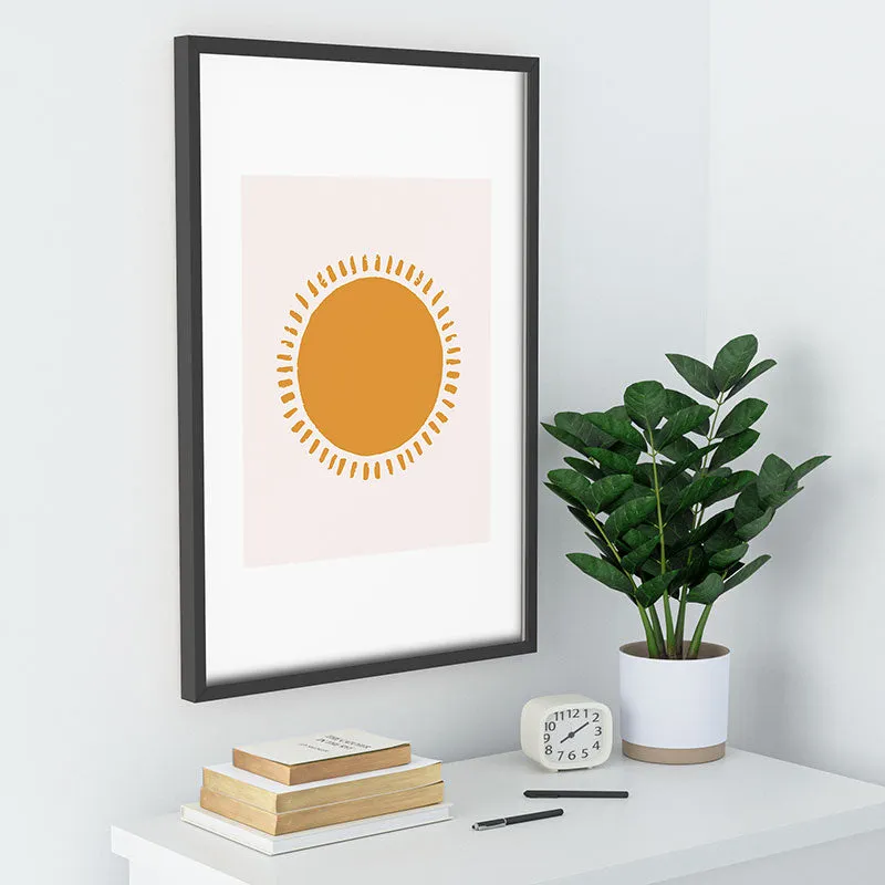 Summer Desert Sun Recessed Framing Rectangle