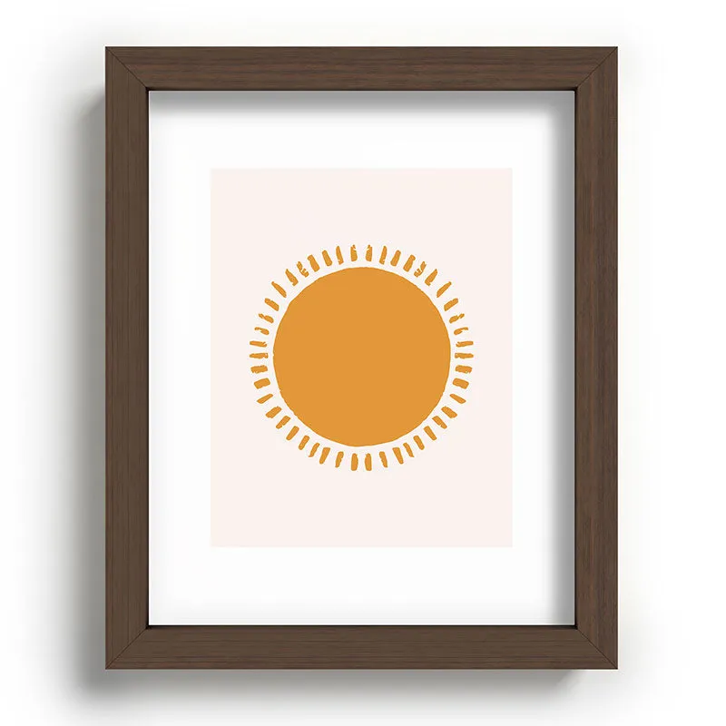Summer Desert Sun Recessed Framing Rectangle