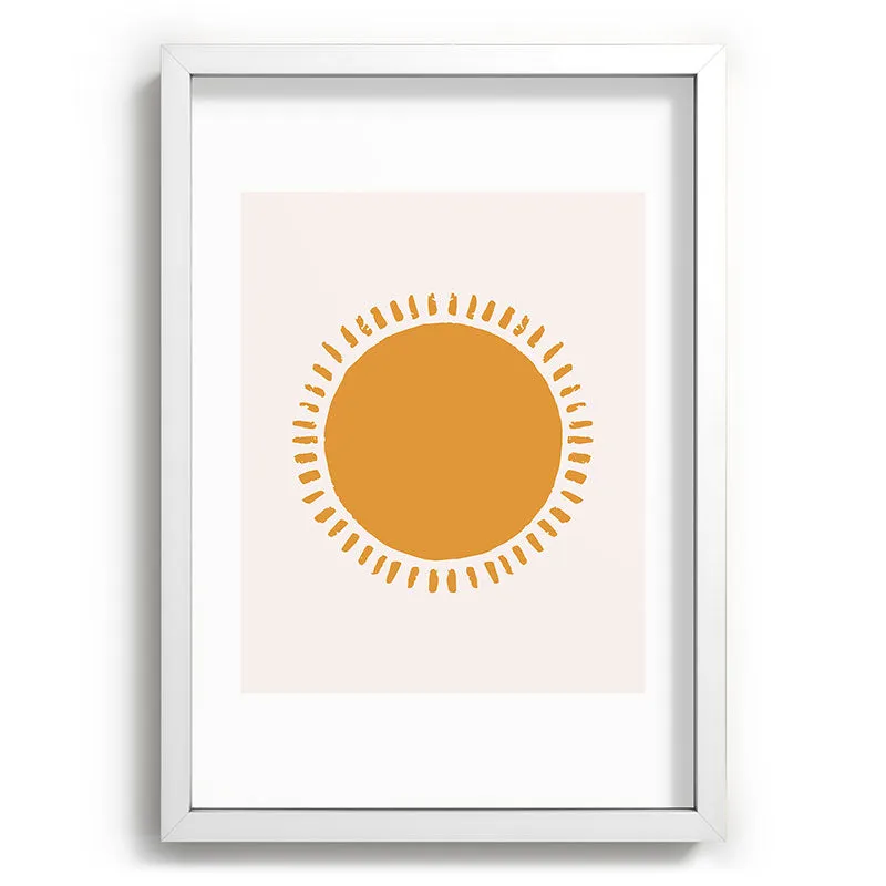 Summer Desert Sun Recessed Framing Rectangle