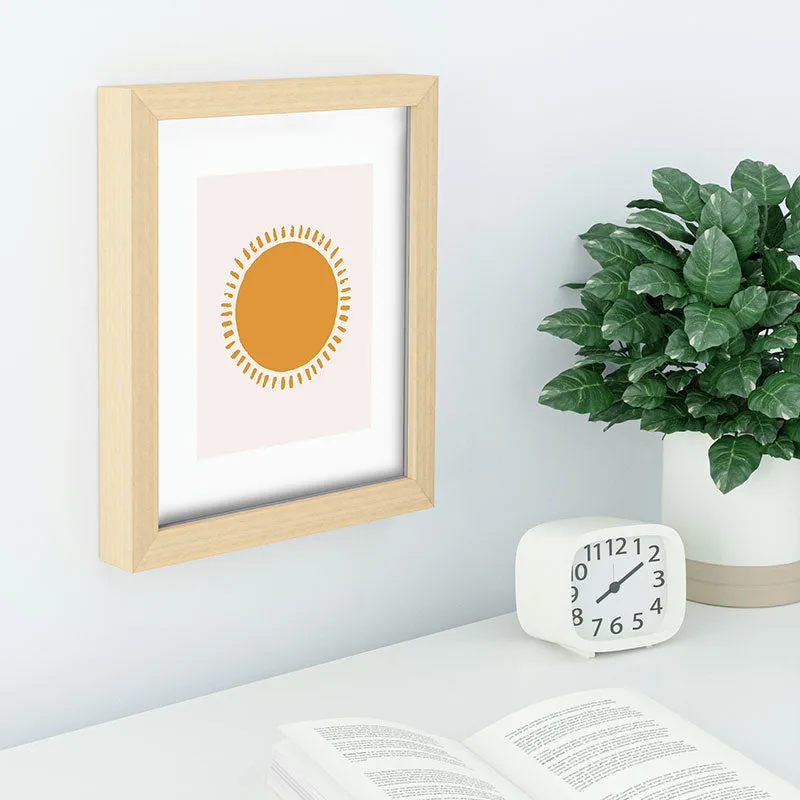 Summer Desert Sun Recessed Framing Rectangle