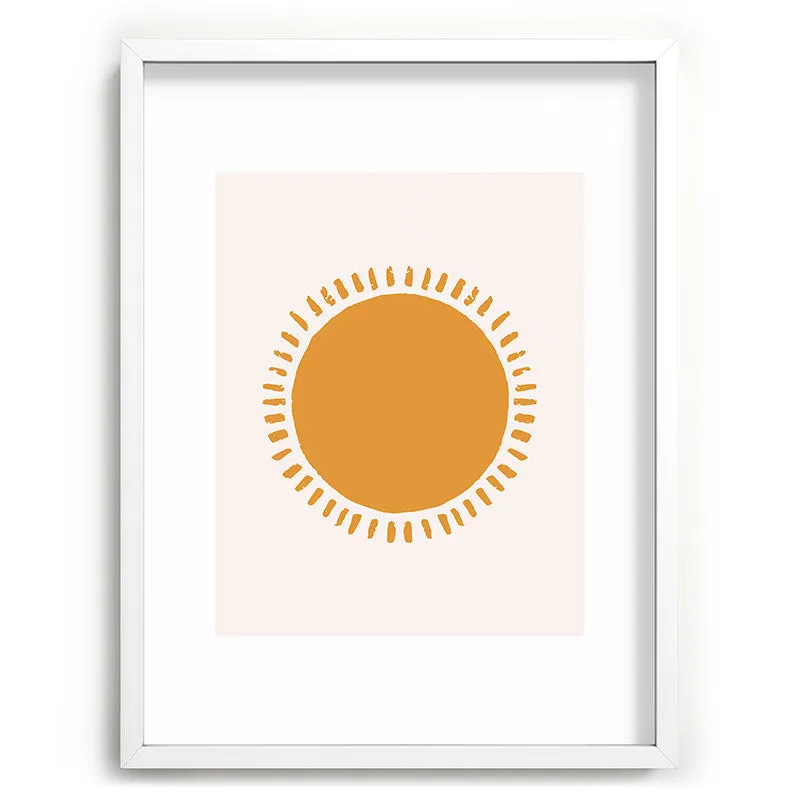 Summer Desert Sun Recessed Framing Rectangle