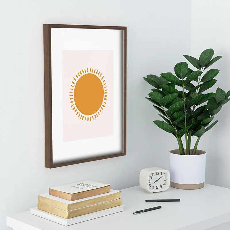 Summer Desert Sun Recessed Framing Rectangle