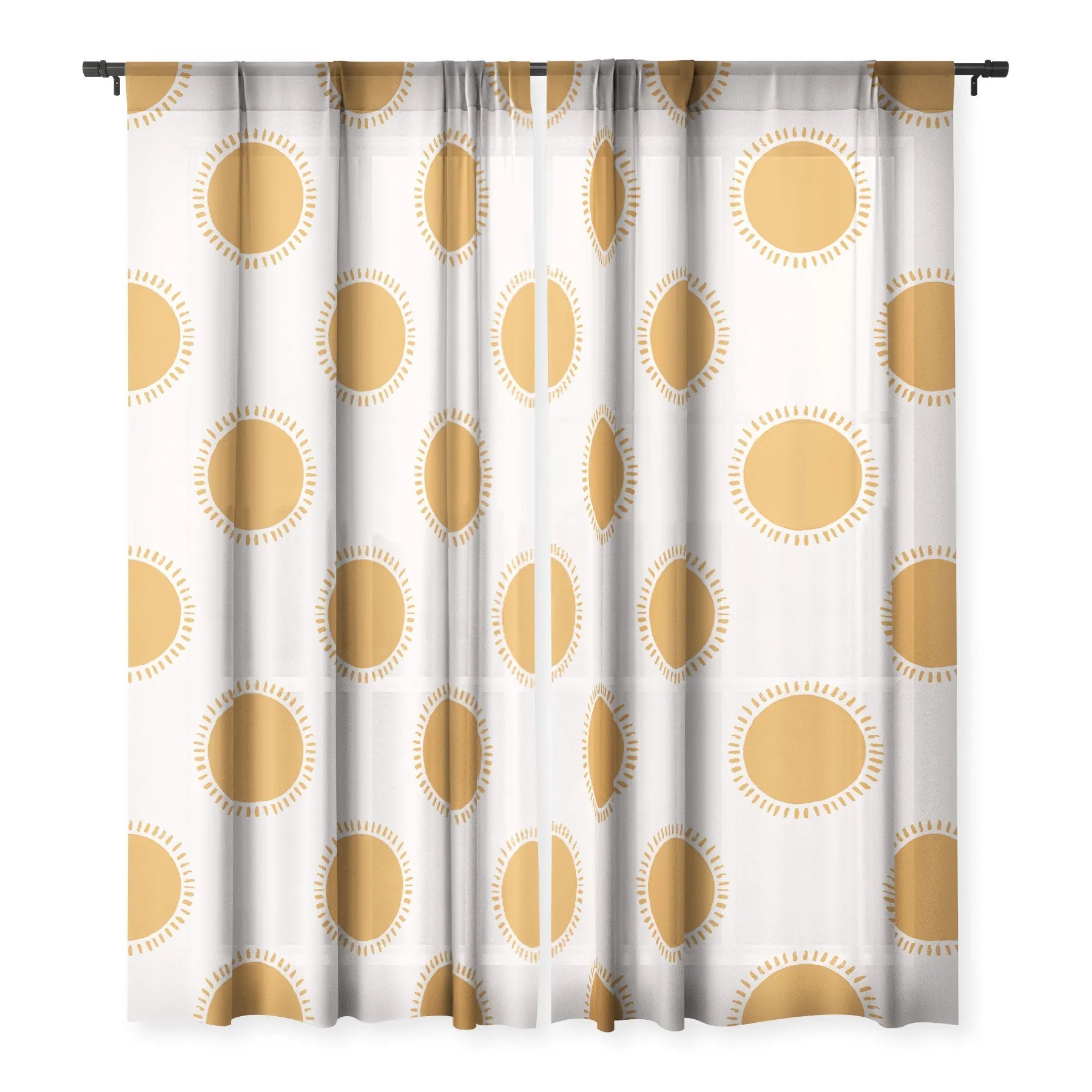 SUMMER DESERT SUN WINDOW CURTAINS