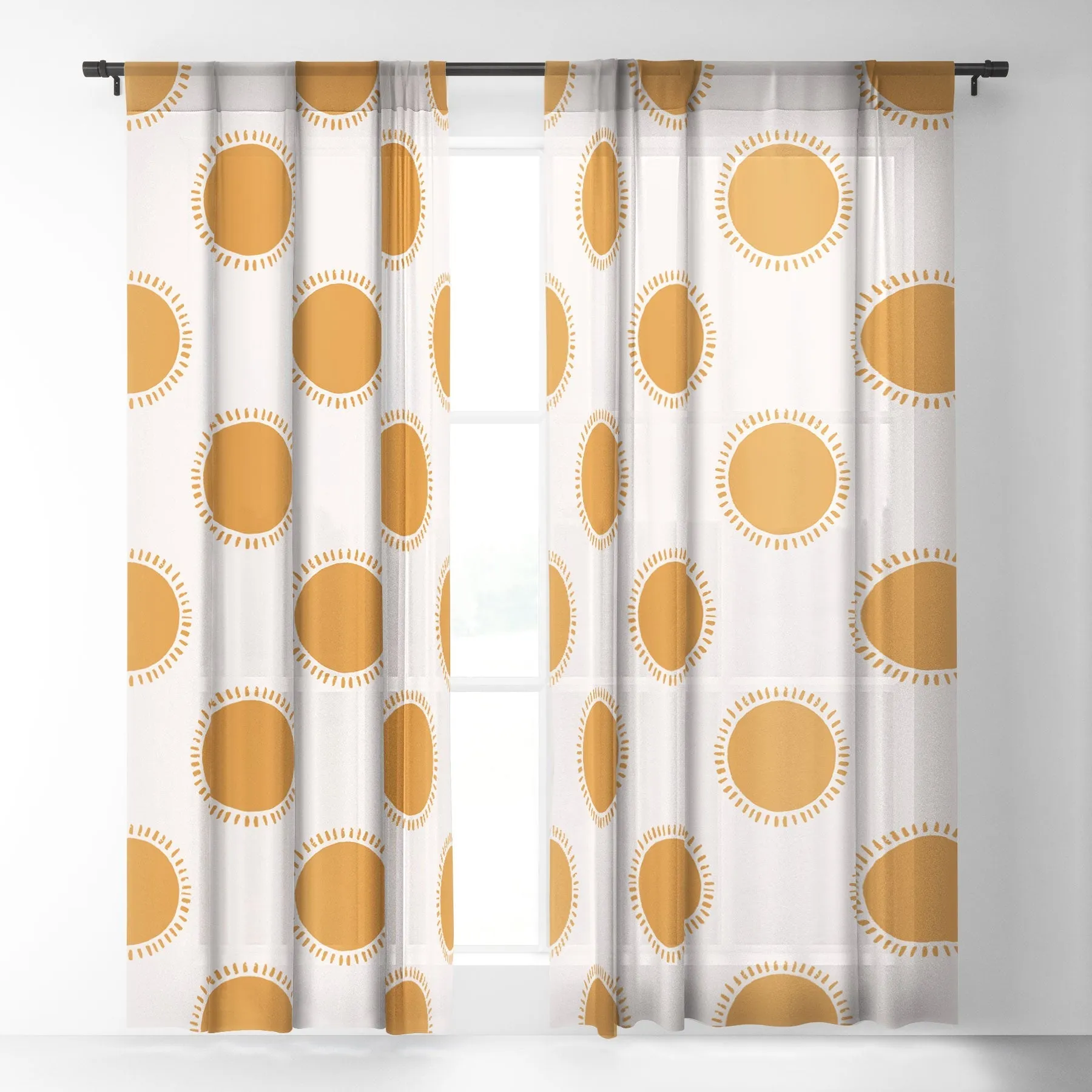 SUMMER DESERT SUN WINDOW CURTAINS