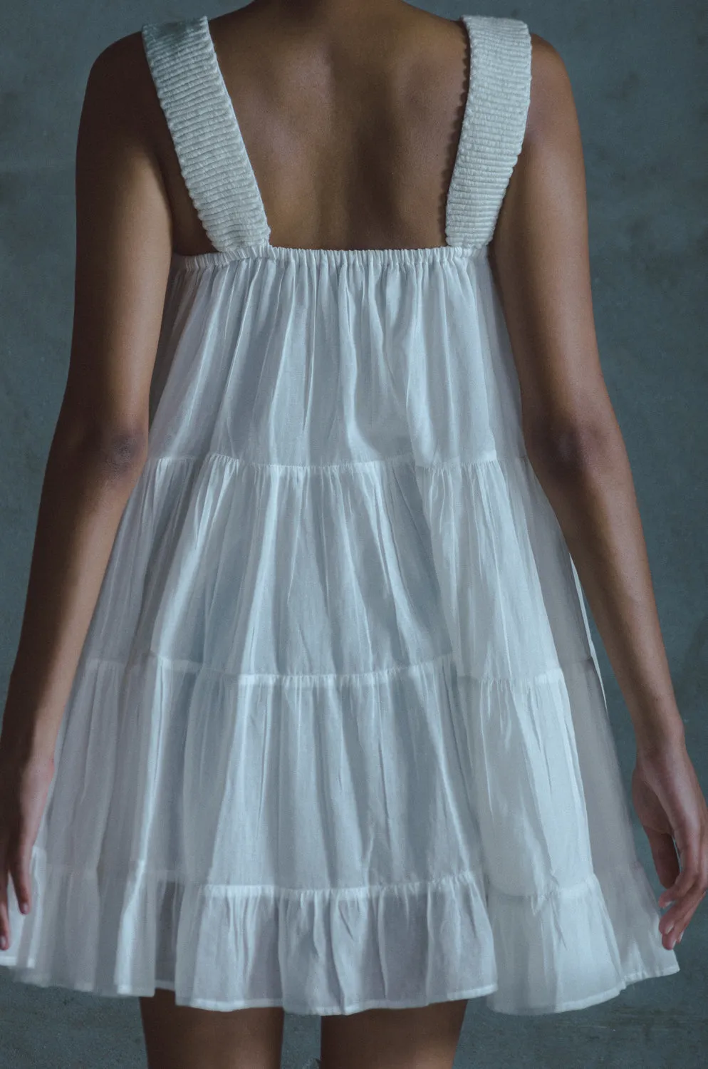 Summer Dress Sundress Cotton Voile Nude Black Dori Nata-Fashion Edit Samcara Vana-Ituvana-16