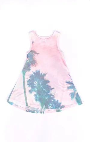Summer Sunset Flounce Dress