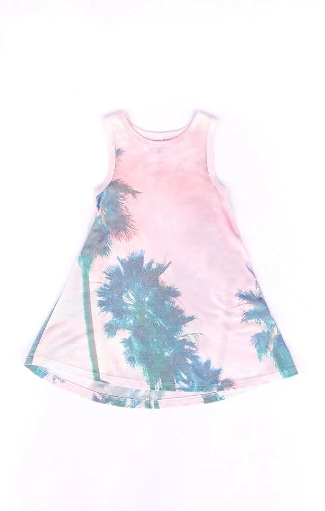 Summer Sunset Flounce Dress