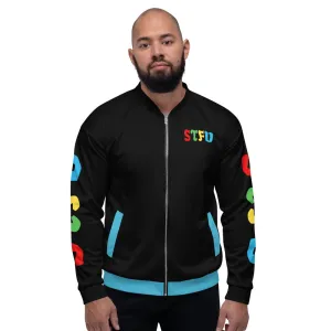 Super STFU Unisex Bomber Jacket - Bullet Bomb Star