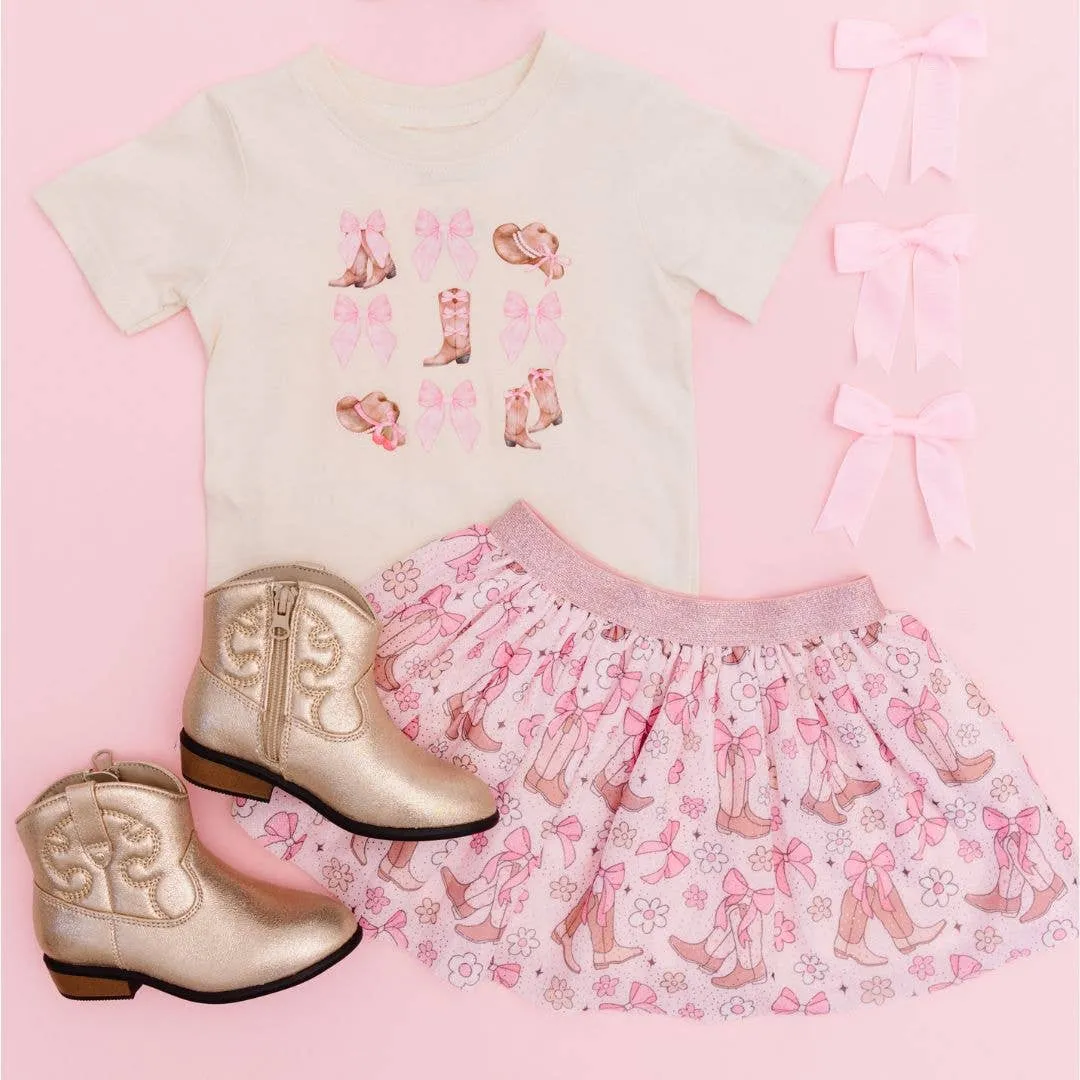 Sweet Wink - Coquette Cowgirl Short Sleeve T-Shirt - Kids Clothes