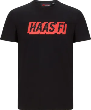T-SHIRT Formula One 1 Mens Haas F1 Team USA NEW! Graphic LOGO Black M