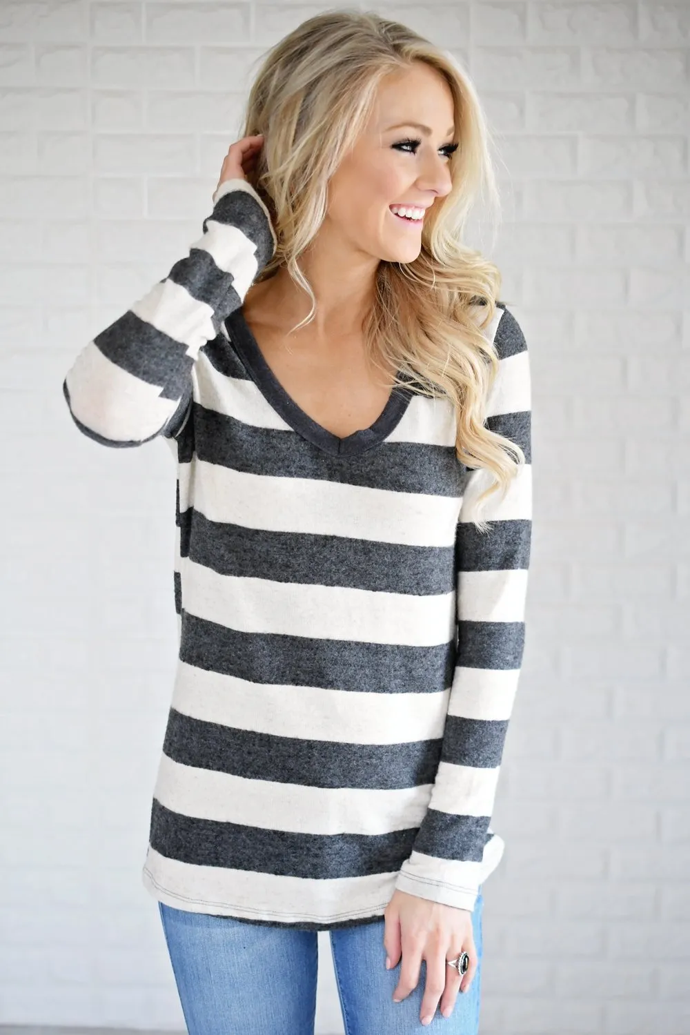 Take Chances Striped Top