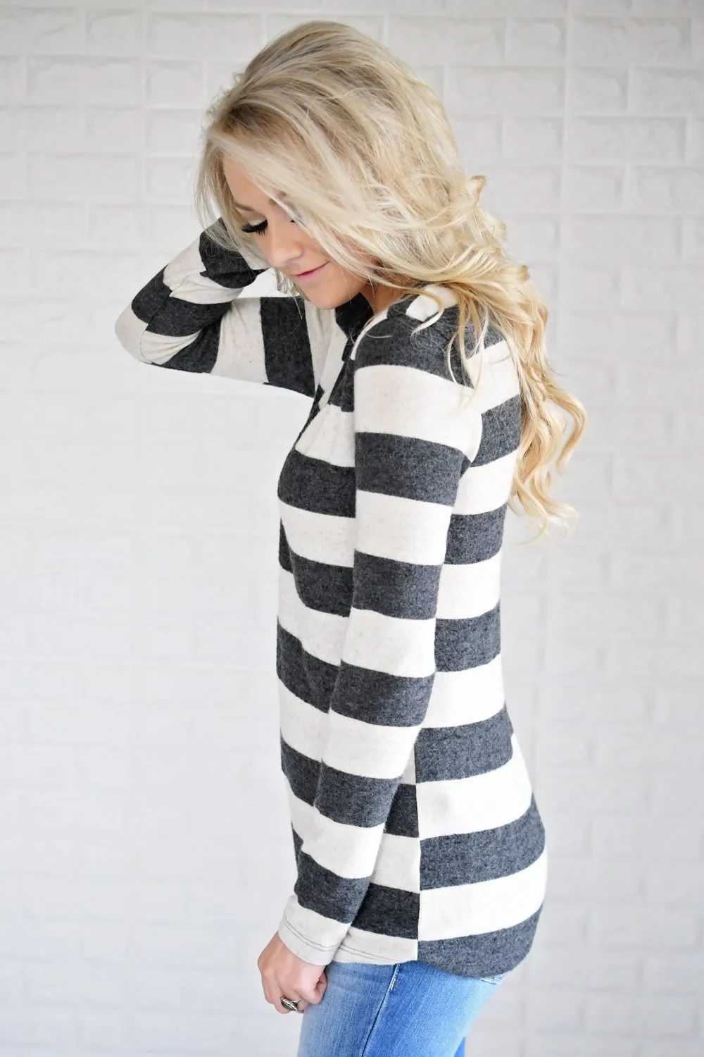 Take Chances Striped Top