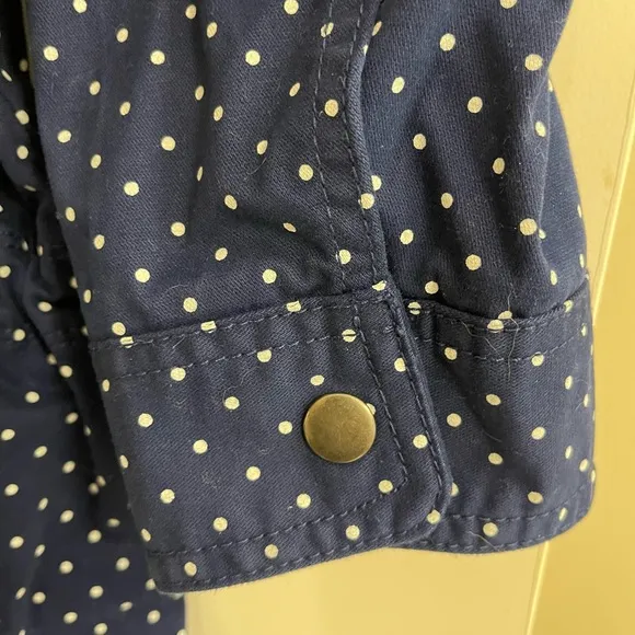 Talbots Navy Polka Dot Jacket NWT