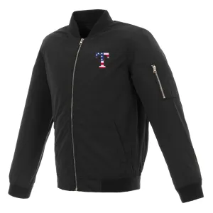 Texas Rangers Americana Nylon Bomber Jacket