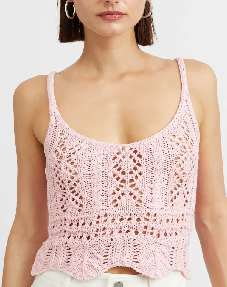 The June Crochet Tank Top