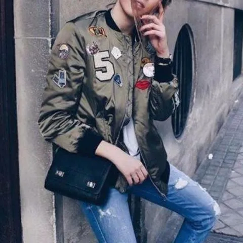 The Patches Bomber Jacket