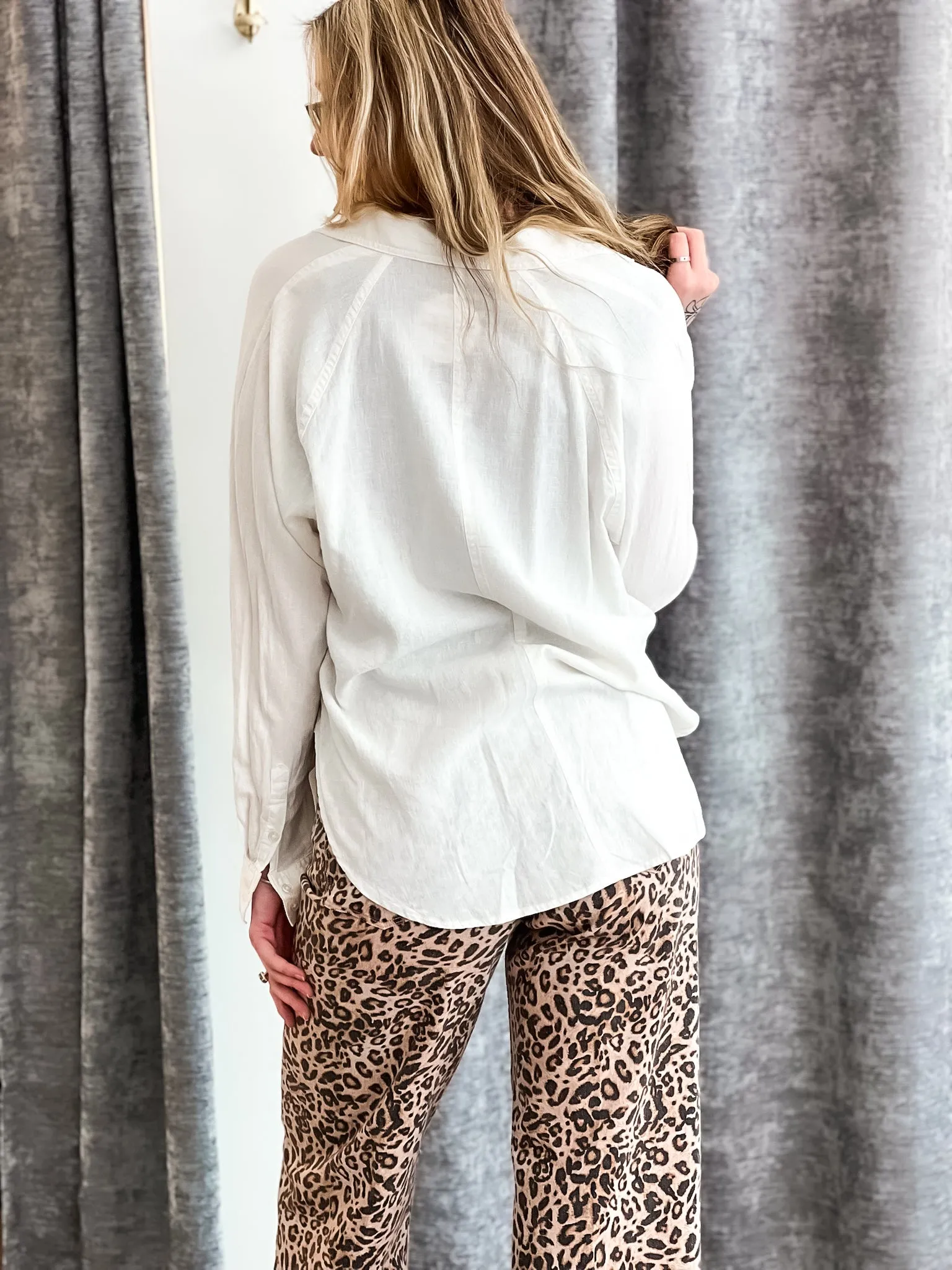 The Perfect Linen Top - White