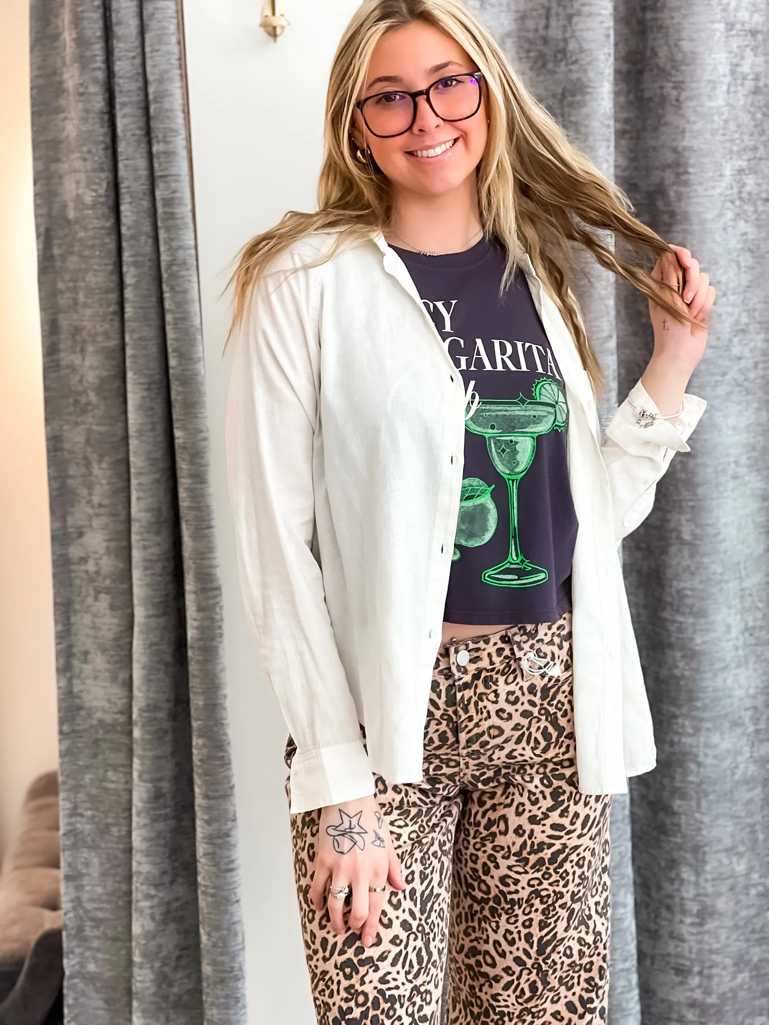 The Perfect Linen Top - White