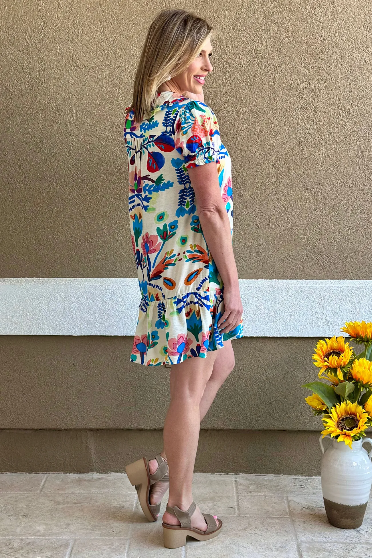 The Sun-Kissed Charm Dress