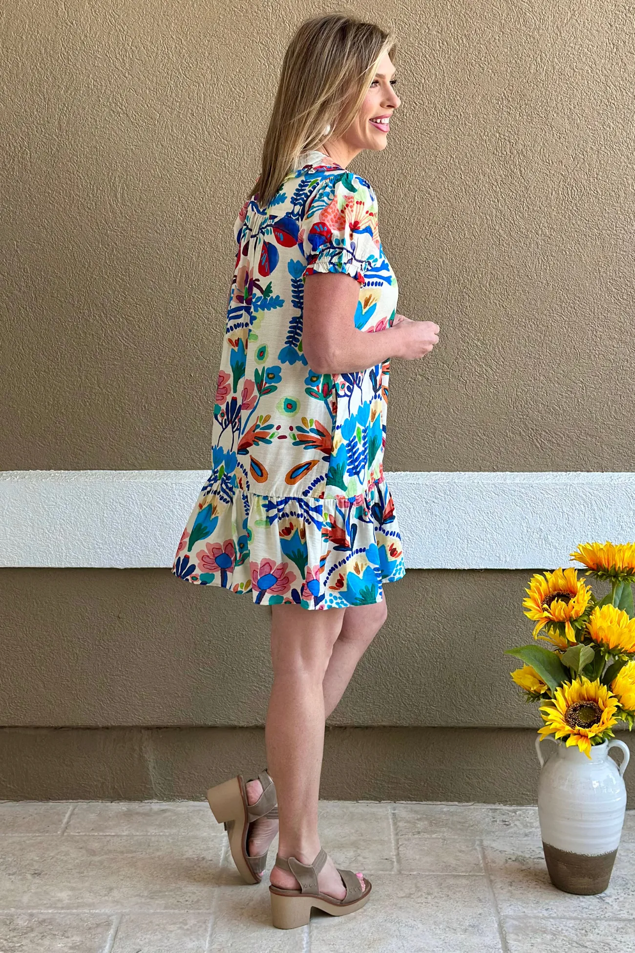 The Sun-Kissed Charm Dress
