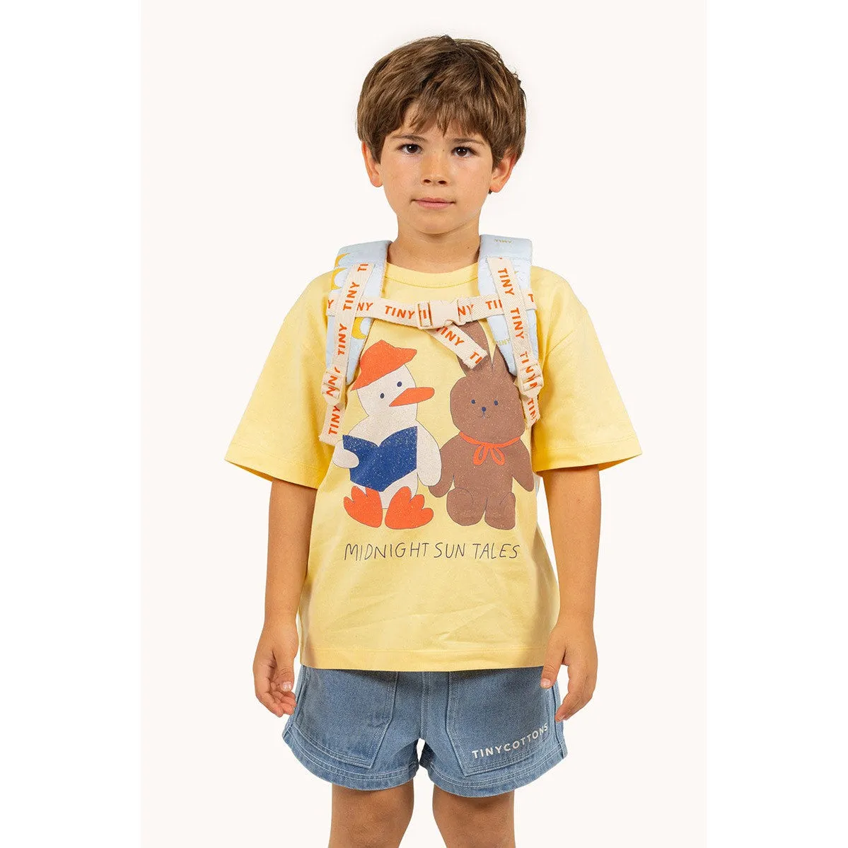 Tiny Cottons - Readers graphic T-shirt - yellow