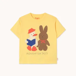 Tiny Cottons - Readers graphic T-shirt - yellow