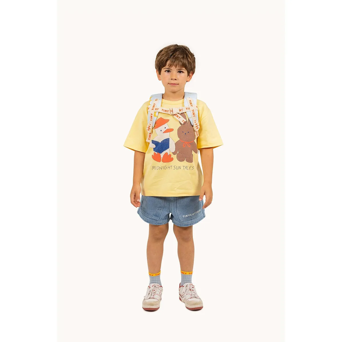 Tiny Cottons - Readers graphic T-shirt - yellow