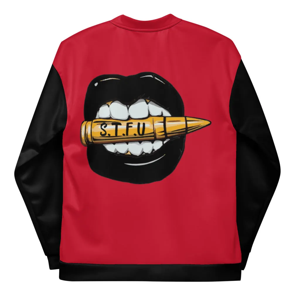 Tony Trixx Chicago Unisex Bomber Jacket - Red