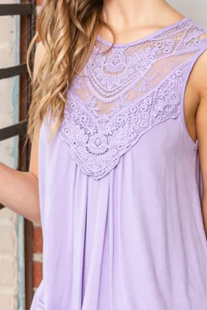 Top, Laced Sleeveless