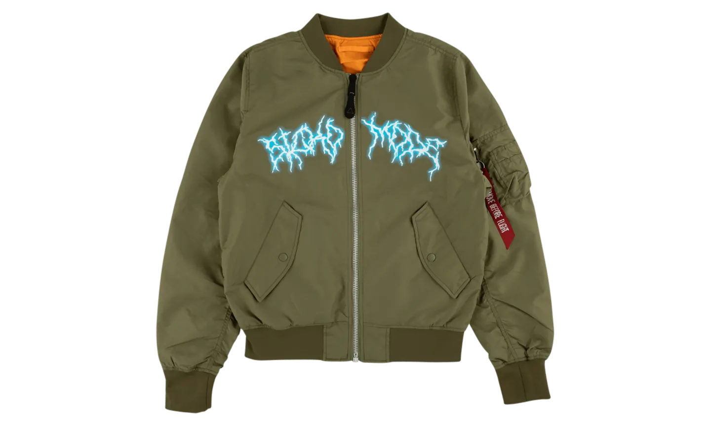 Travis Scott "Sicko Mode" Bomber Jacket Olive
