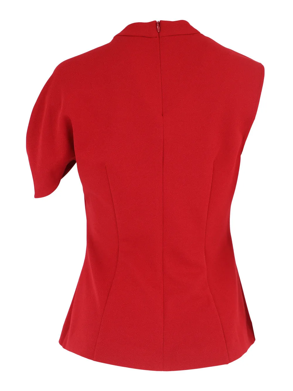Trina Turk Keshi Top in Roselle Red