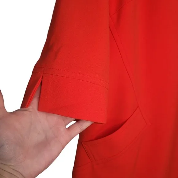 Trina Turk Sylvia Dress Orange with Pockets size 6