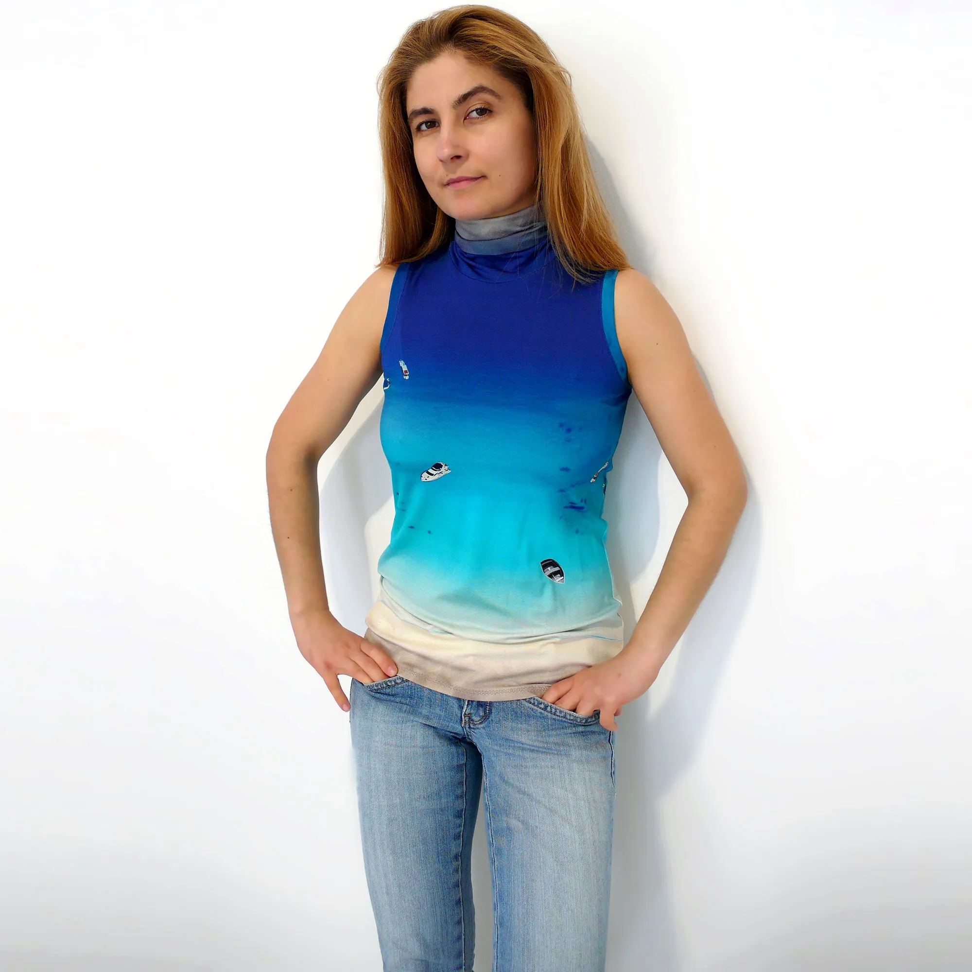 Turtleneck Top Sewing Pattern N.48