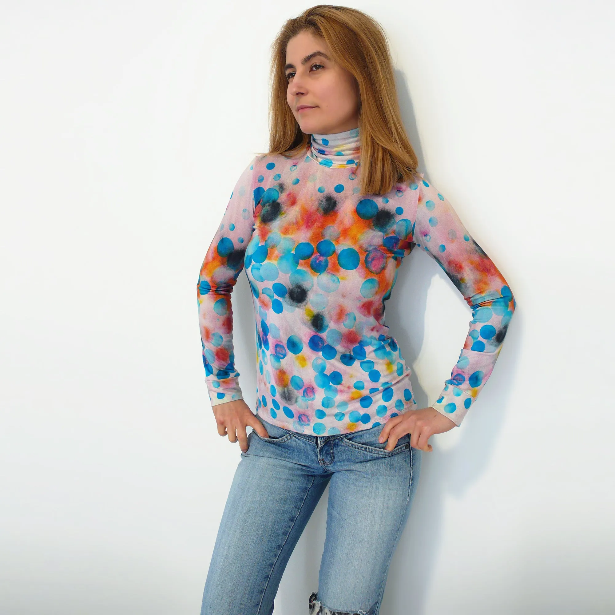Turtleneck Top Sewing Pattern N.48