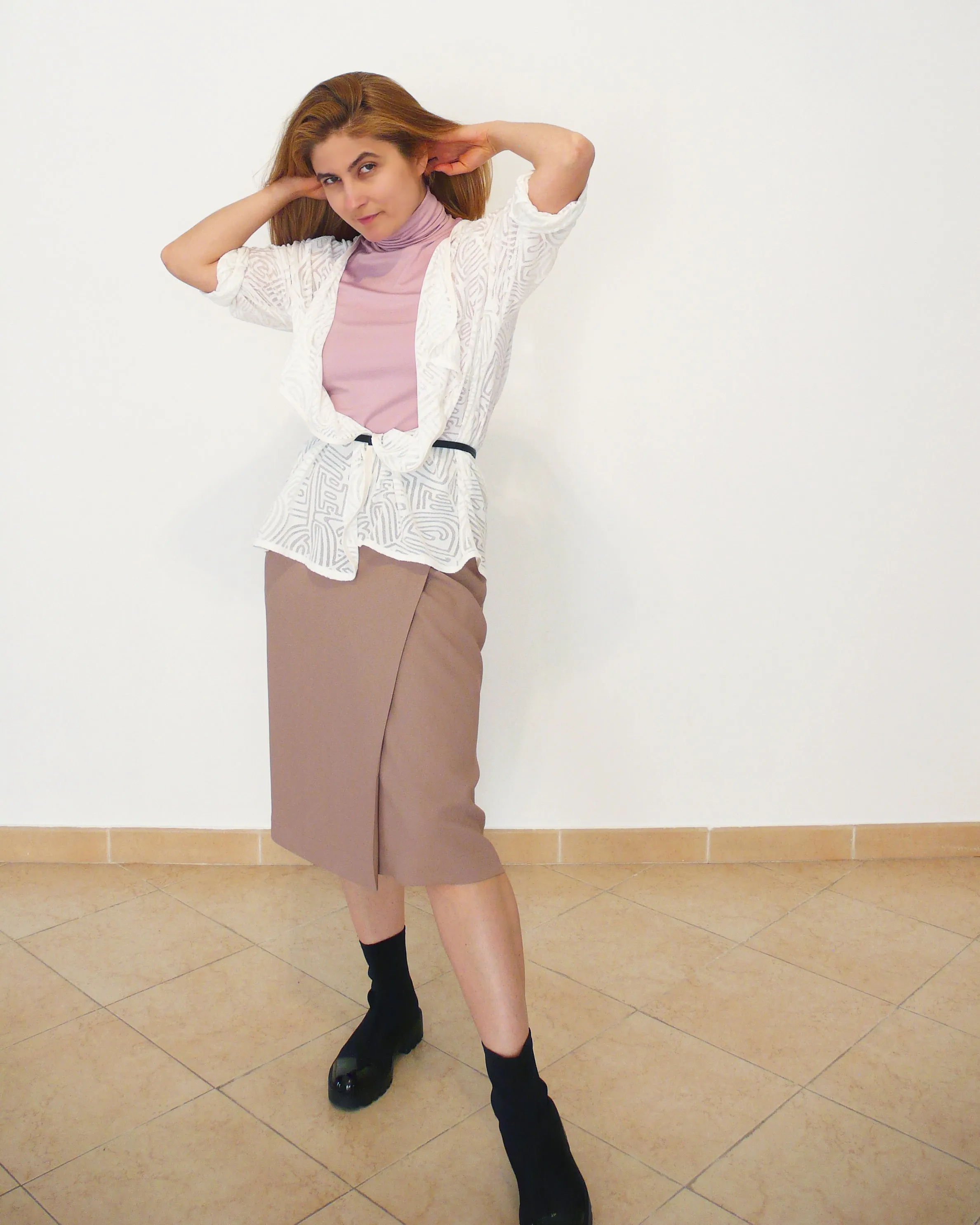 Turtleneck Top Sewing Pattern N.48