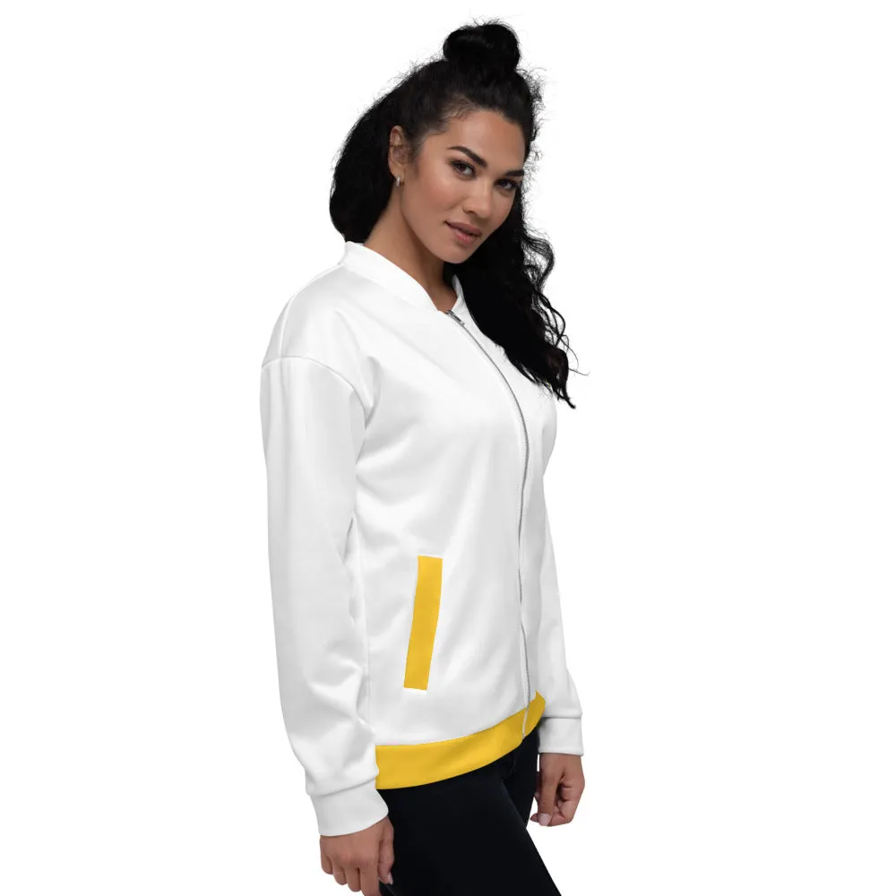 Ugga Bugga Unisex Bomber Jacket - White