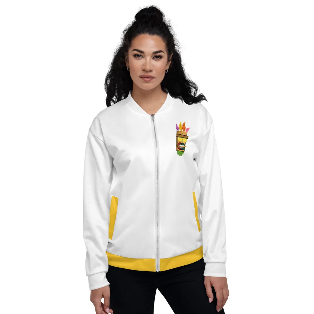 Ugga Bugga Unisex Bomber Jacket - White