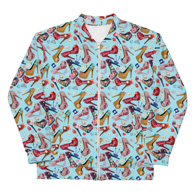 Unisex Bomber Jacket 'Alice in Wonderland'