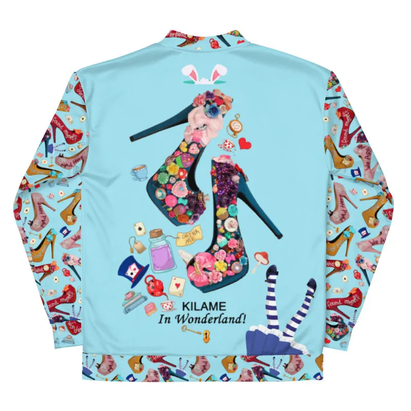 Unisex Bomber Jacket 'Alice in Wonderland'
