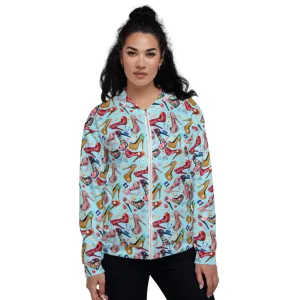 Unisex Bomber Jacket 'Alice in Wonderland'