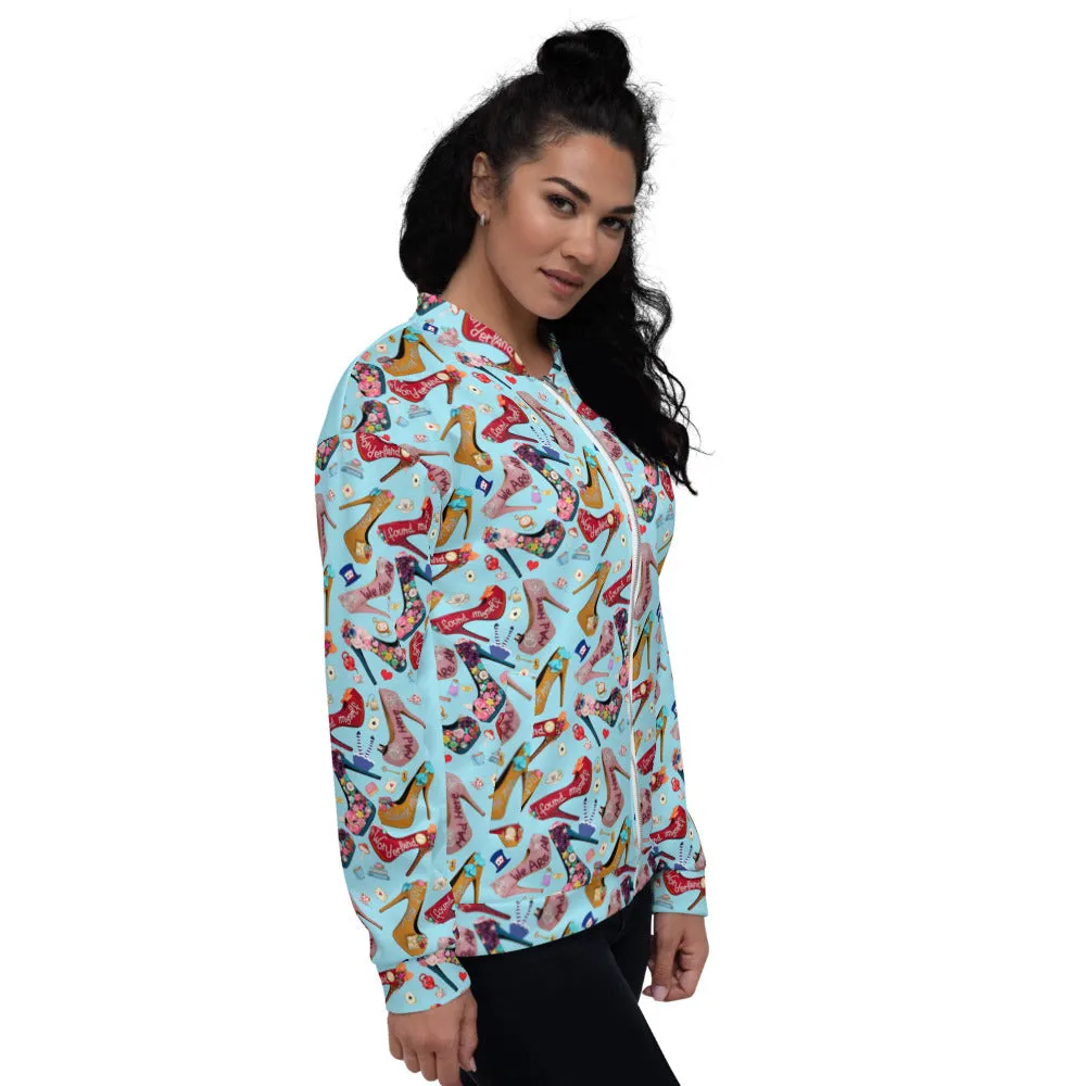 Unisex Bomber Jacket 'Alice in Wonderland'