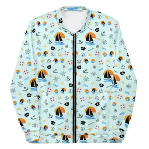 Unisex Bomber Jacket 'Boat Life'