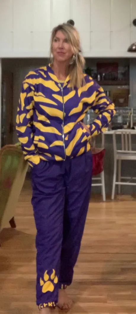 Unisex Bomber Jacket LSU