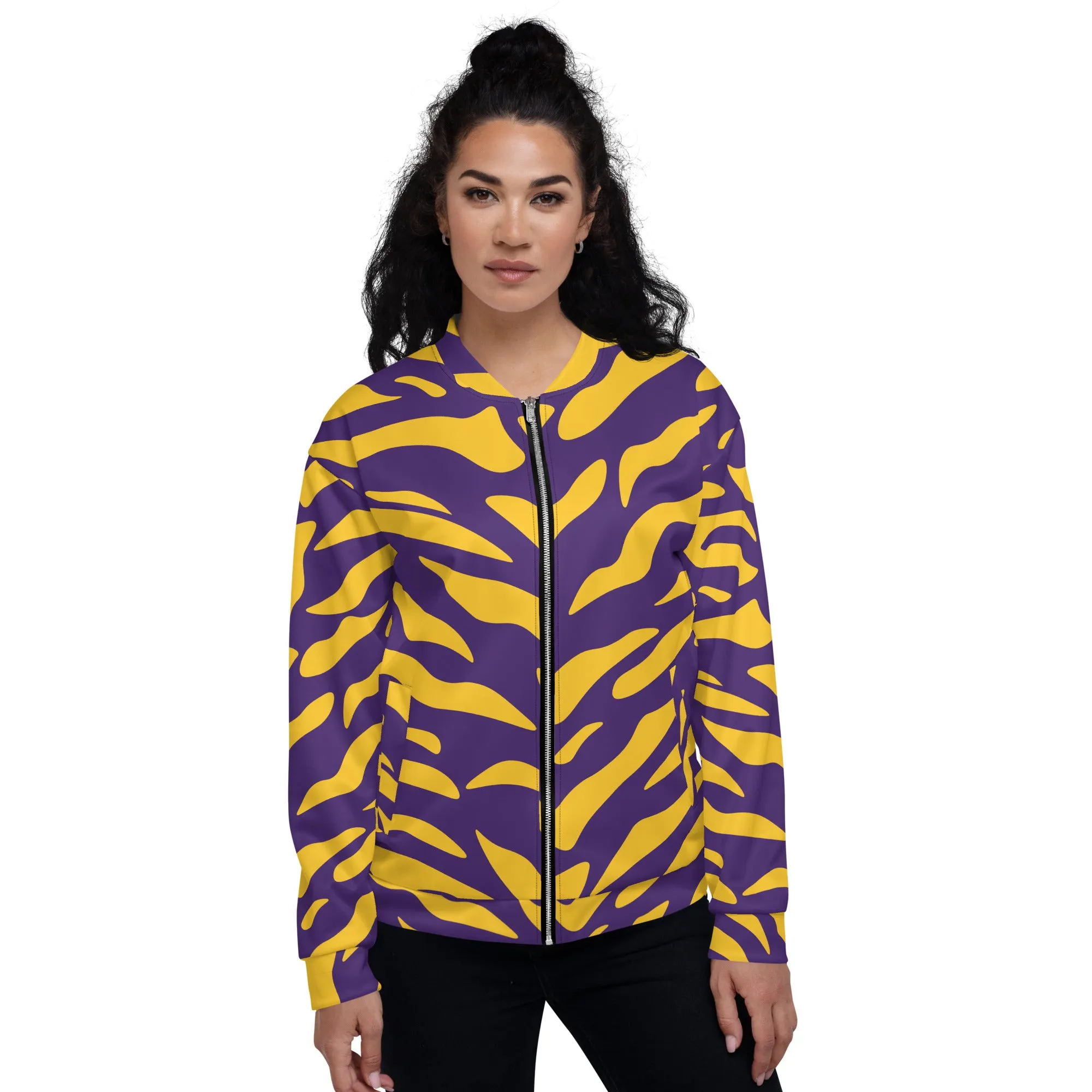 Unisex Bomber Jacket LSU