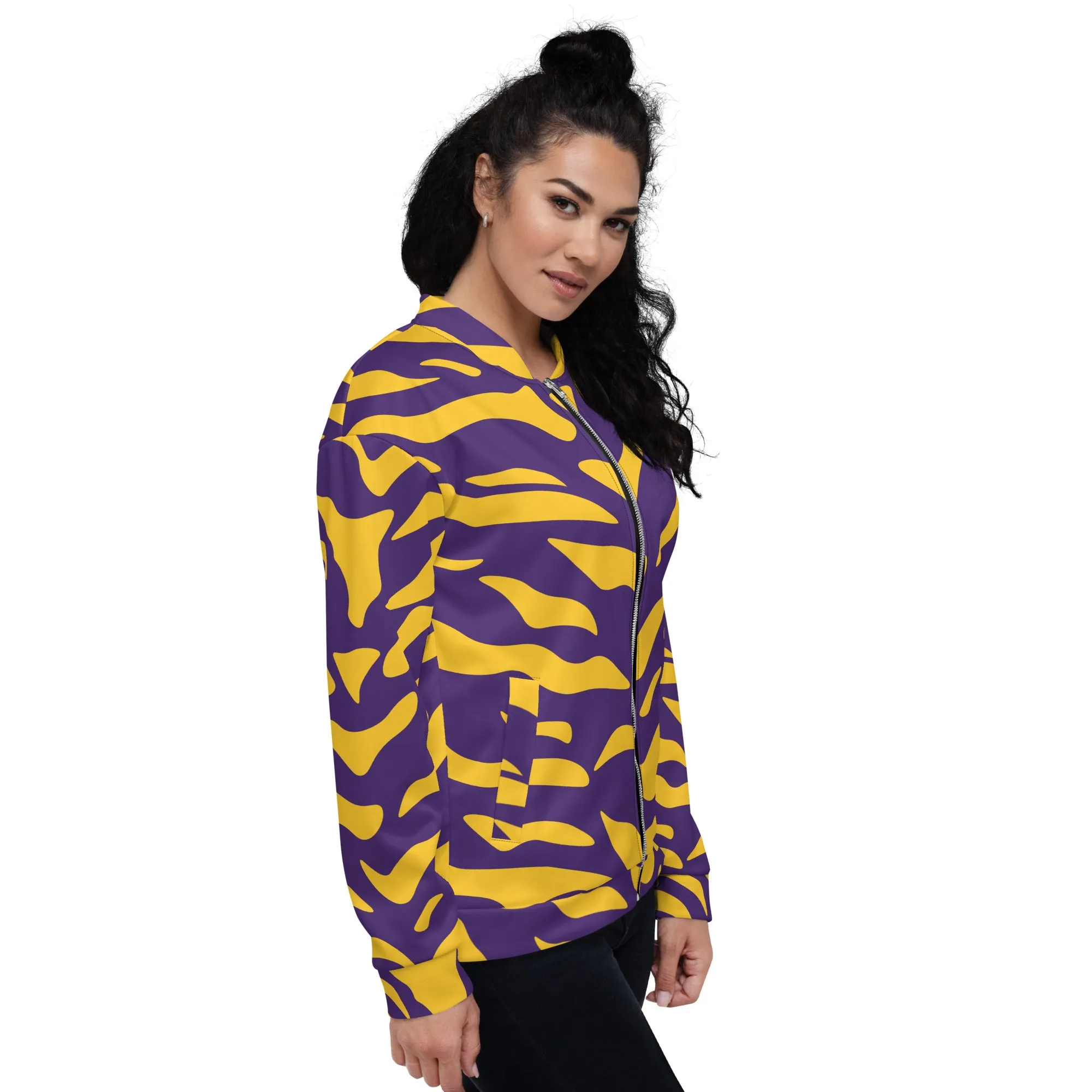 Unisex Bomber Jacket LSU