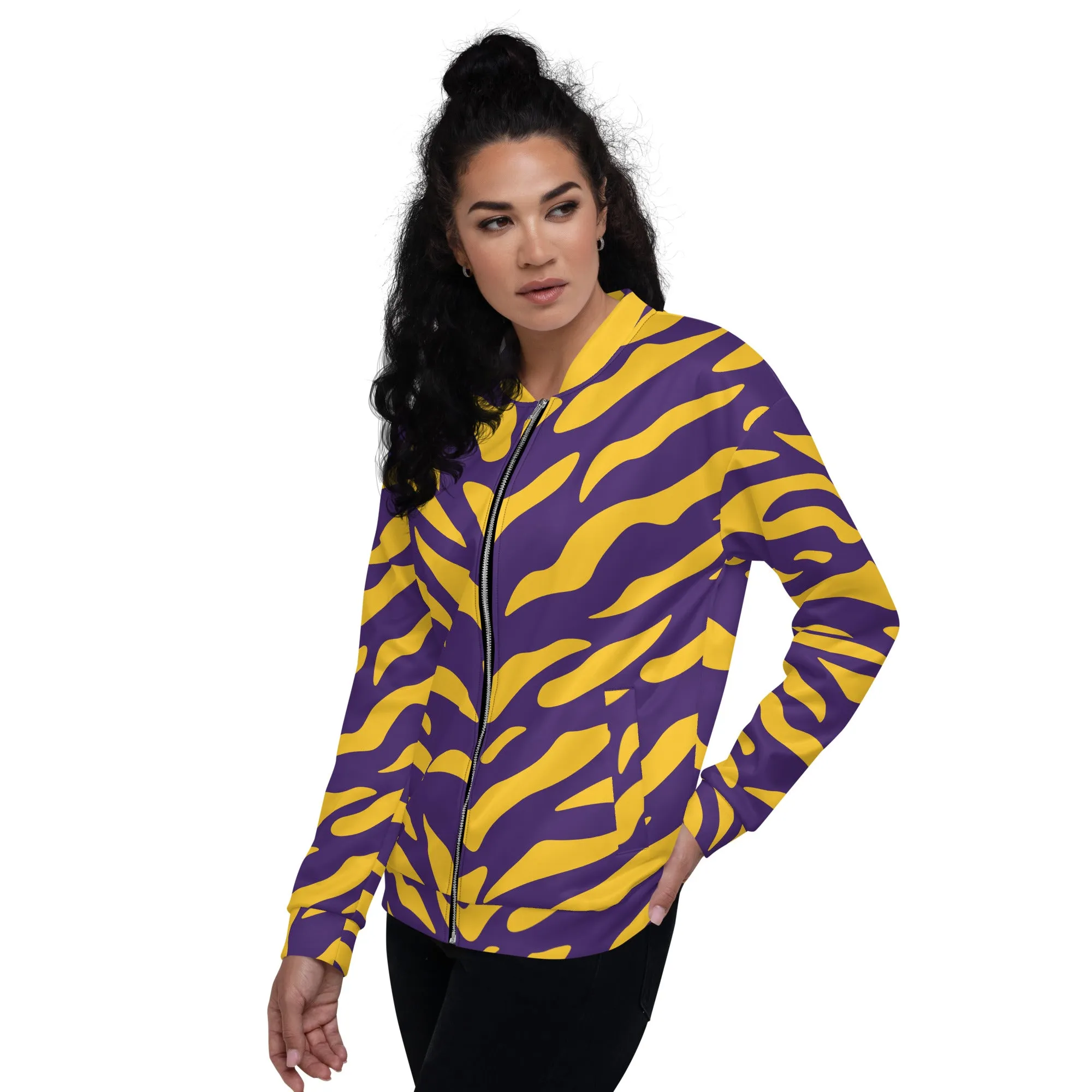 Unisex Bomber Jacket LSU