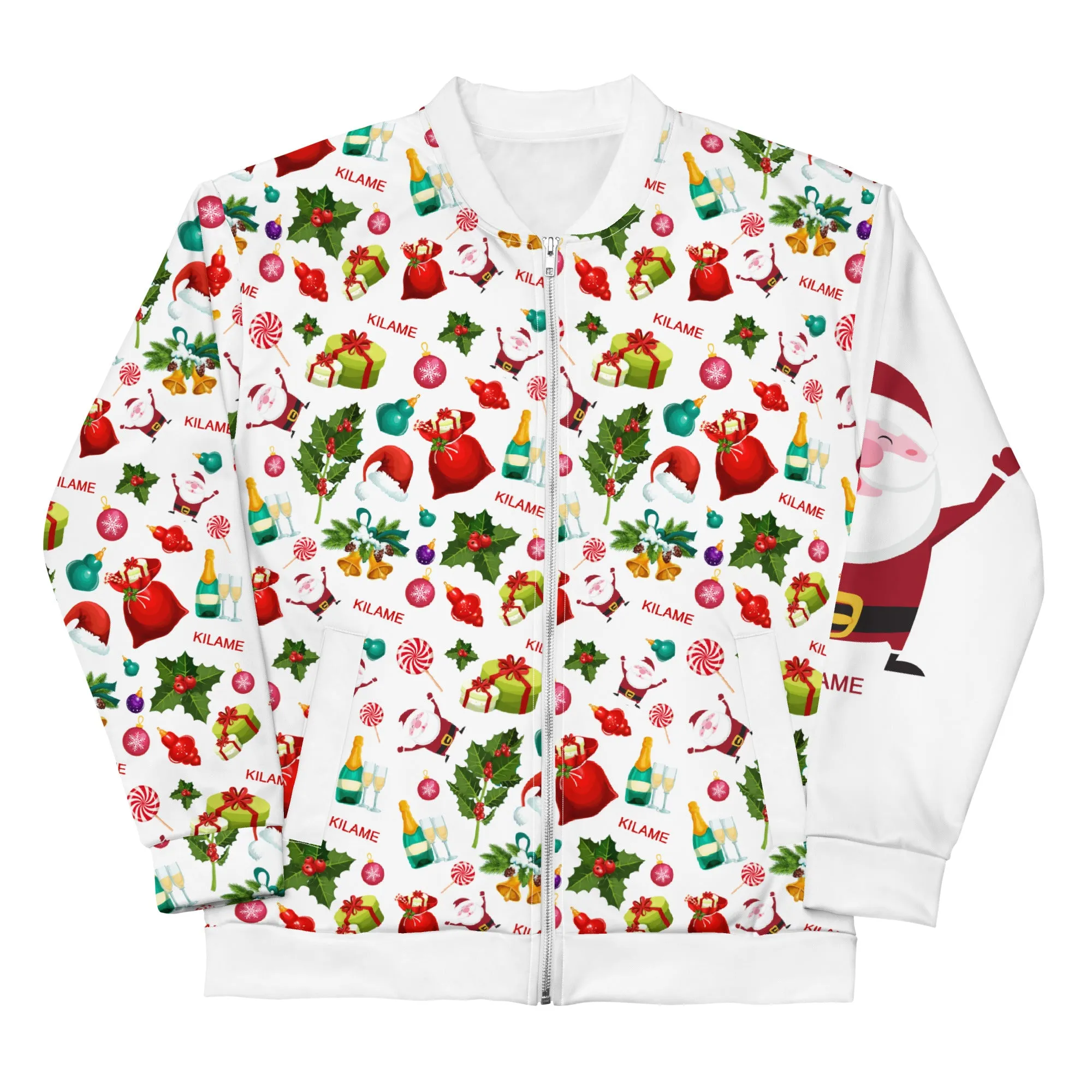 Unisex Bomber Jacket 'Natale Italiano'
