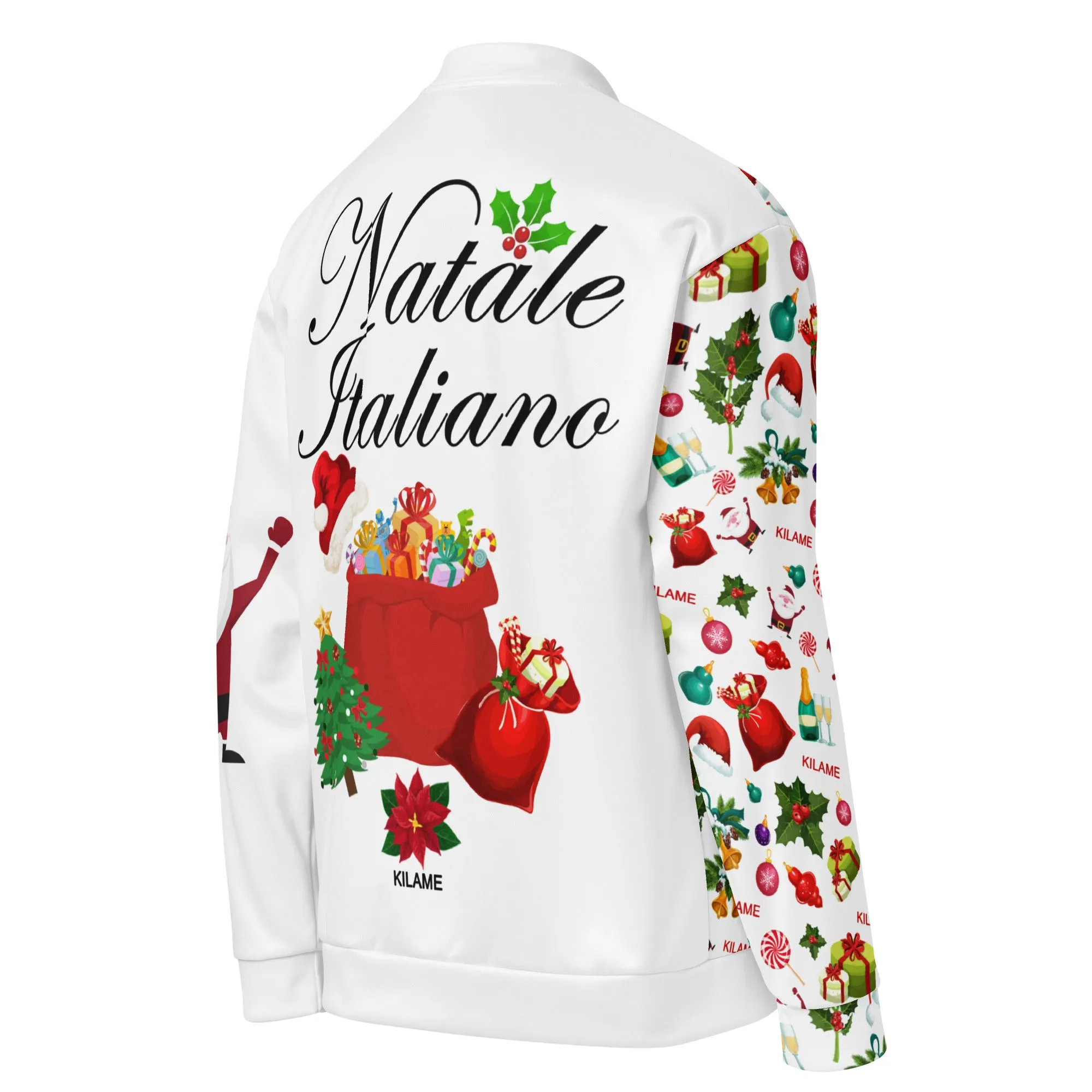 Unisex Bomber Jacket 'Natale Italiano'
